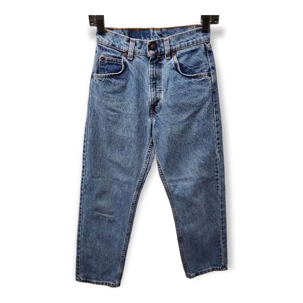 Levis 560 Orange Tag Blue Jeans Size 14 Slim
